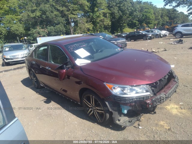 HONDA ACCORD SEDAN 2017 1hgcr2f5xha286464