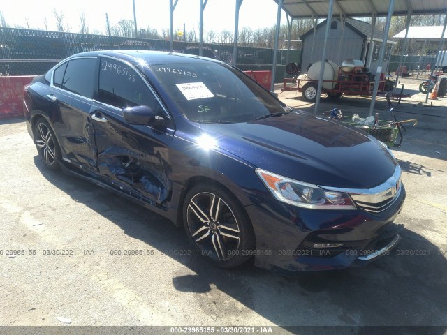 HONDA ACCORD SEDAN 2016 1hgcr2f69ga185956