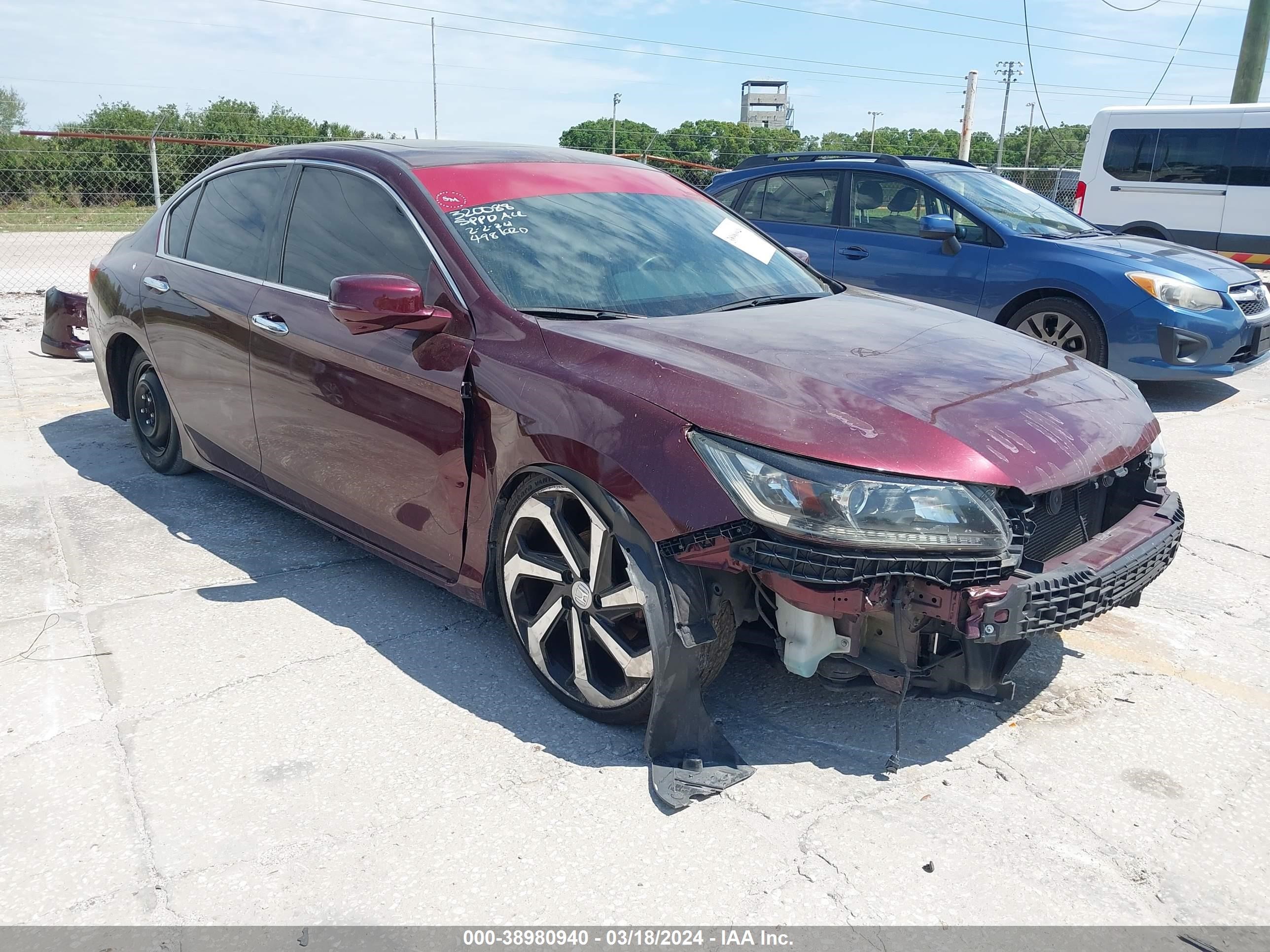 HONDA ACCORD 2013 1hgcr2f72da151751