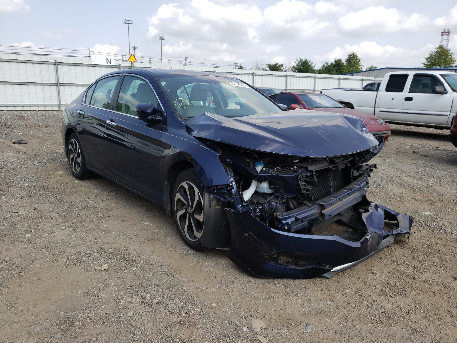 HONDA ACCORD EXL 2017 1hgcr2f81ha054975