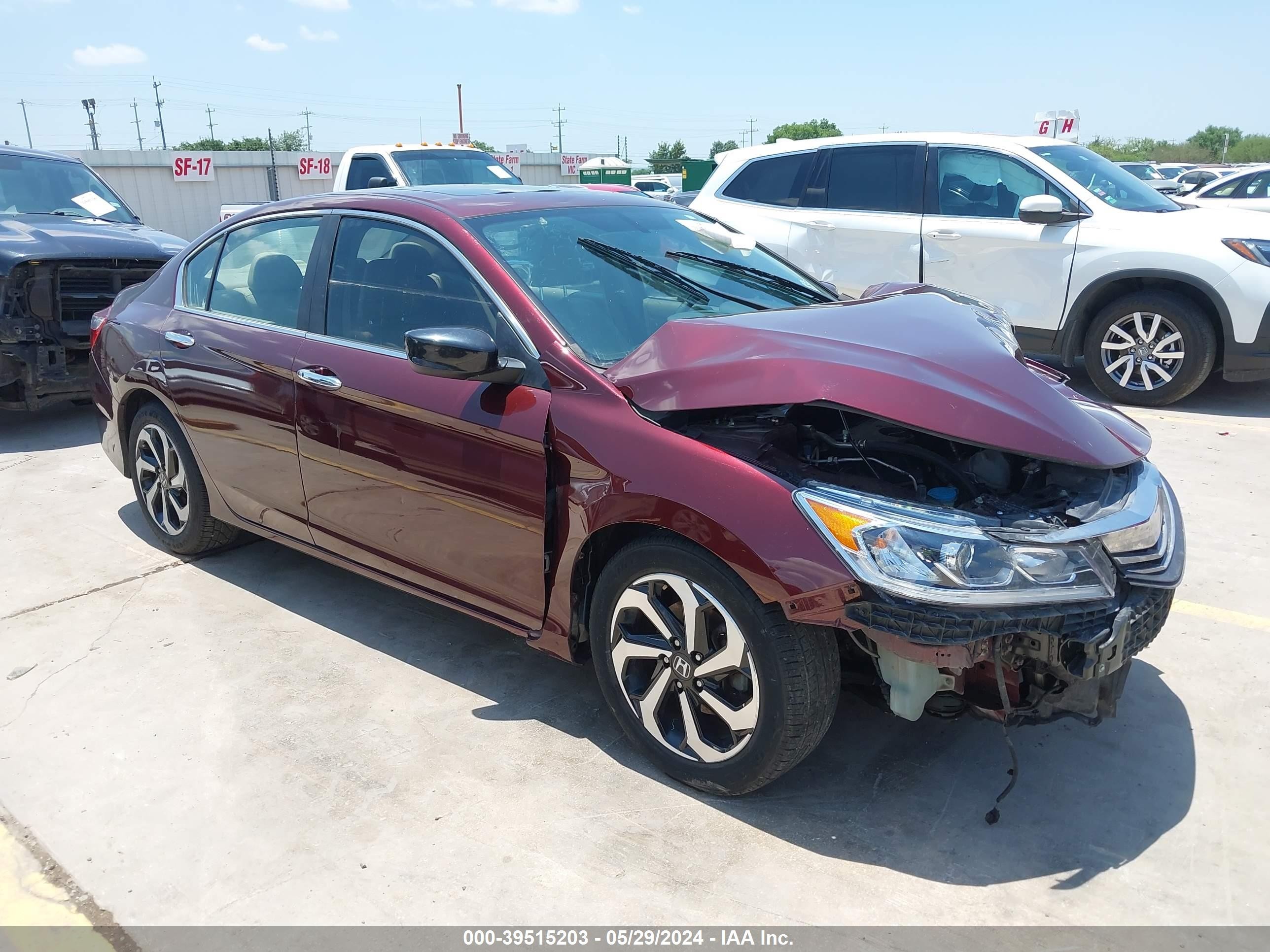 HONDA ACCORD 2016 1hgcr2f82ga018954