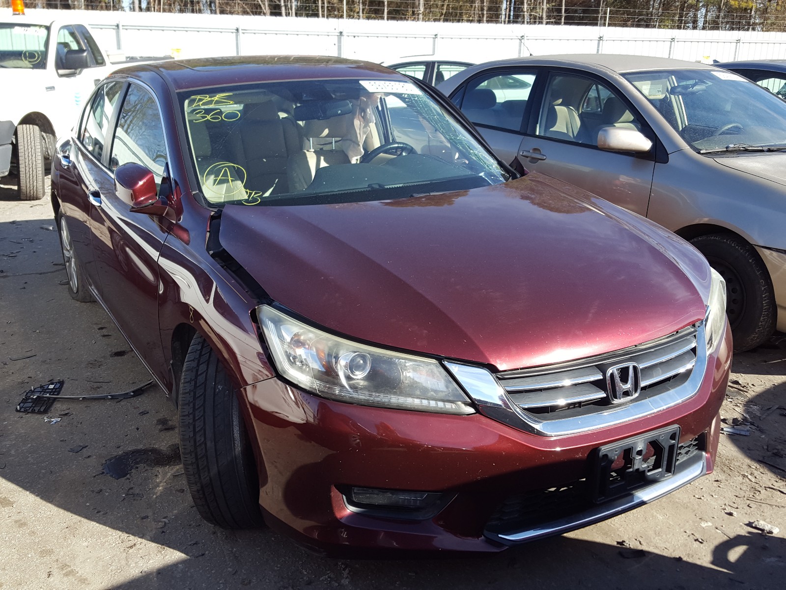 HONDA ACCORD EXL 2014 1hgcr2f85ea147140