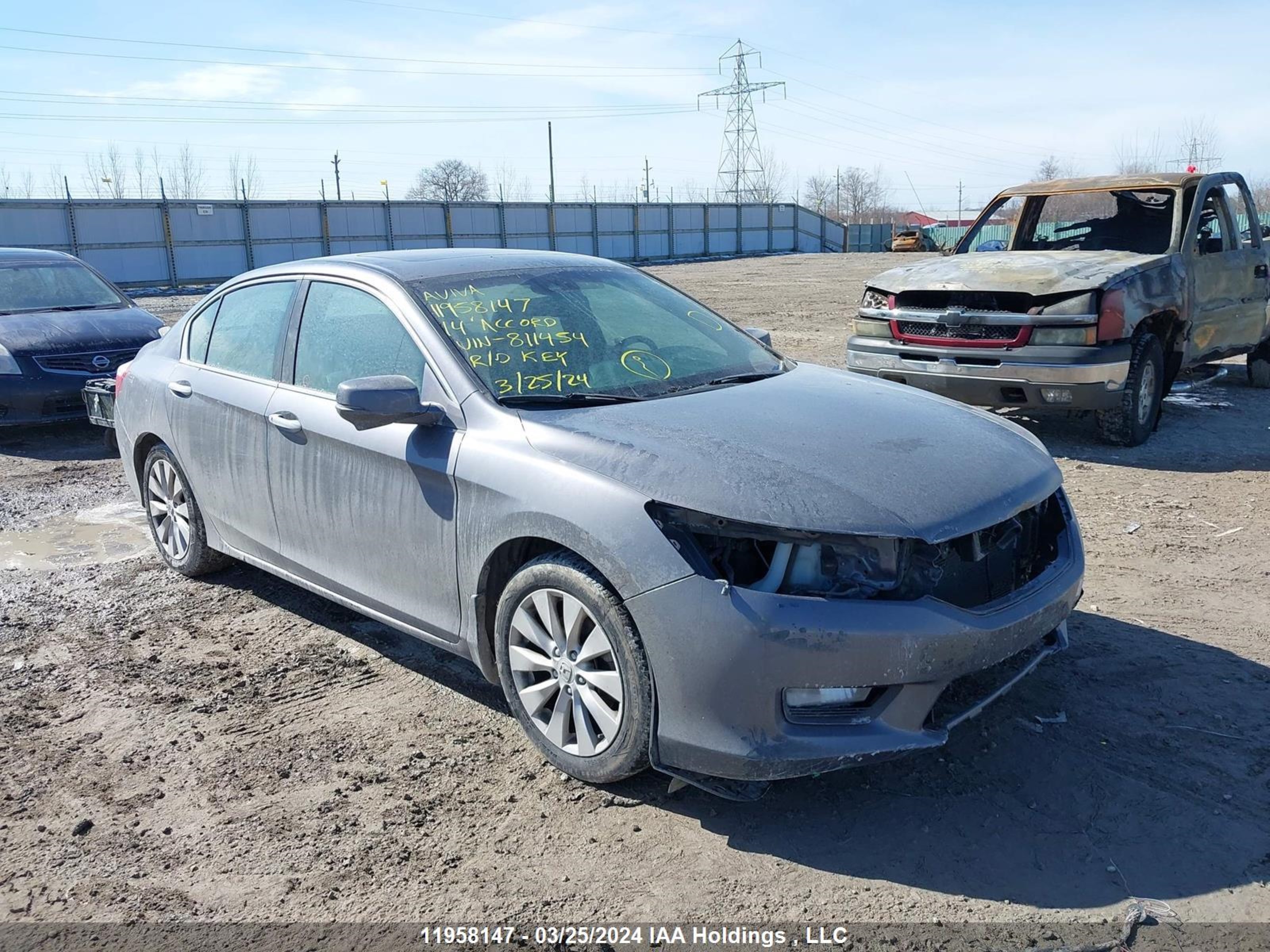 HONDA ACCORD 2014 1hgcr2f87ea811454