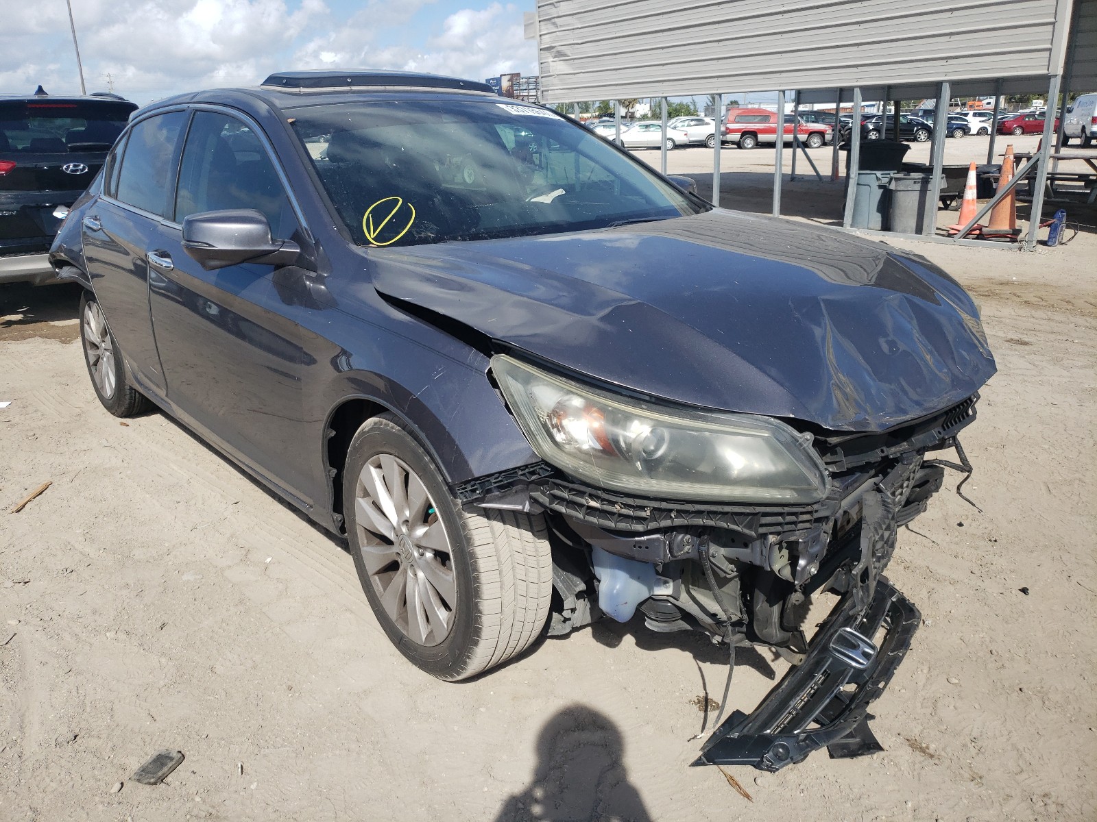 HONDA ACCORD EXL 2015 1hgcr2f87fa071650