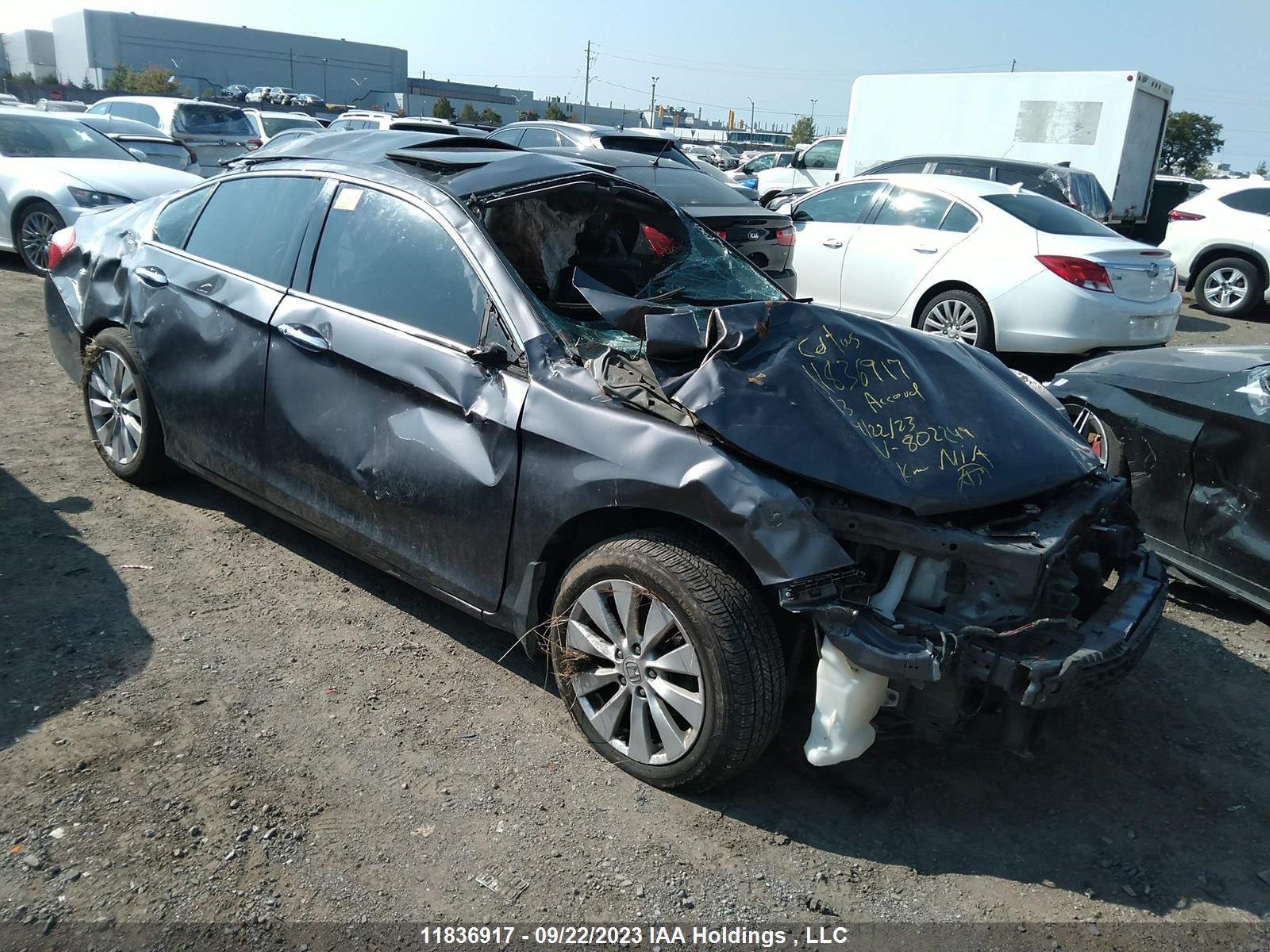 HONDA ACCORD 2013 1hgcr3f8xda802249