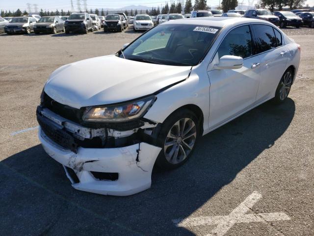 HONDA ACCORD EXL 2014 1hgcr3f8xea027923