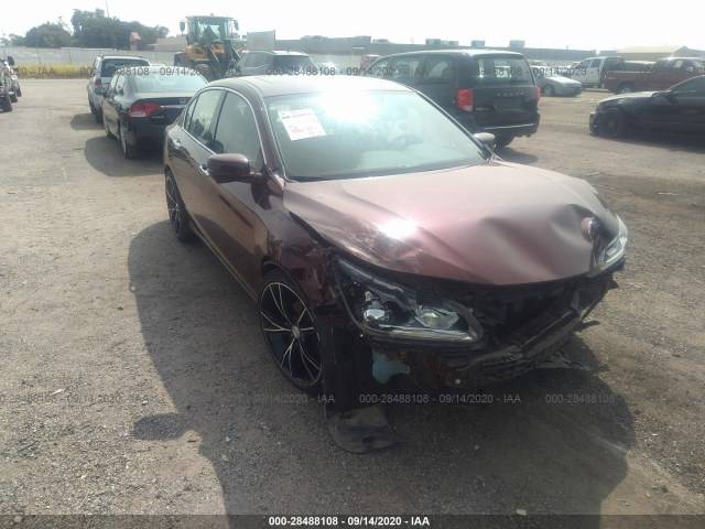 HONDA ACCORD SEDAN 2016 1hgcr3f8xga029870