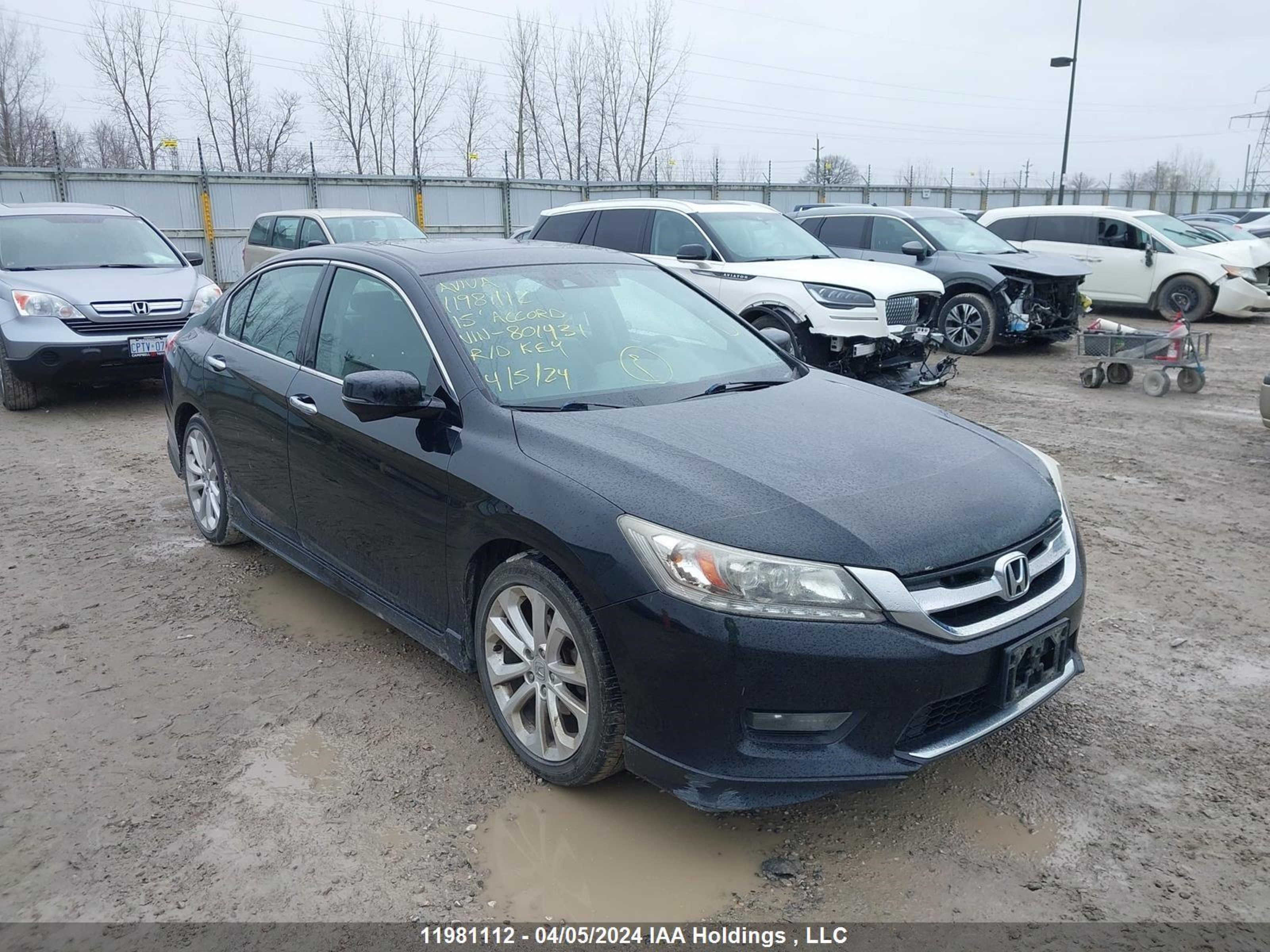 HONDA ACCORD 2015 1hgcr3f90fa801431