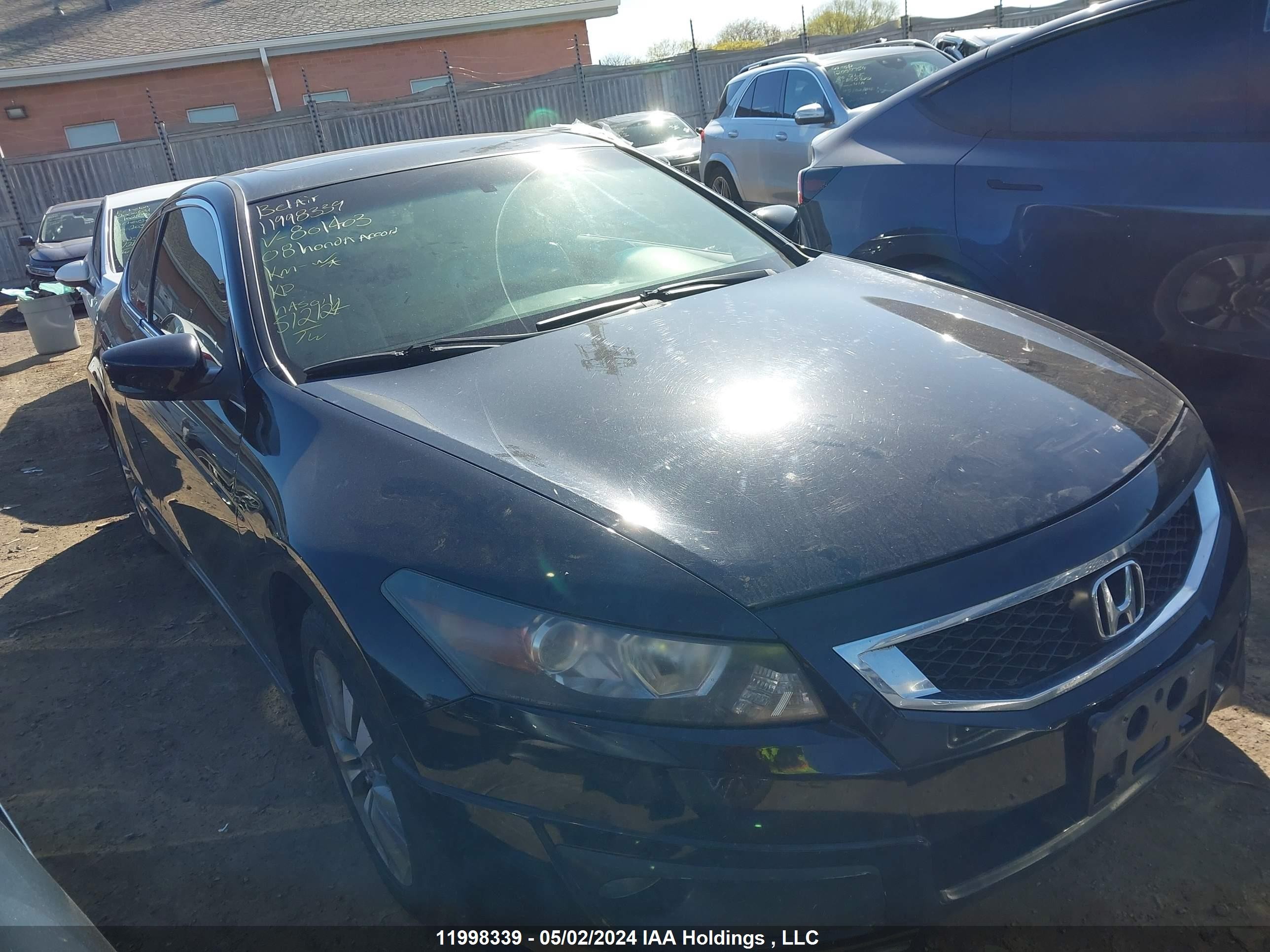 HONDA ACCORD 2008 1hgcs11838a801403