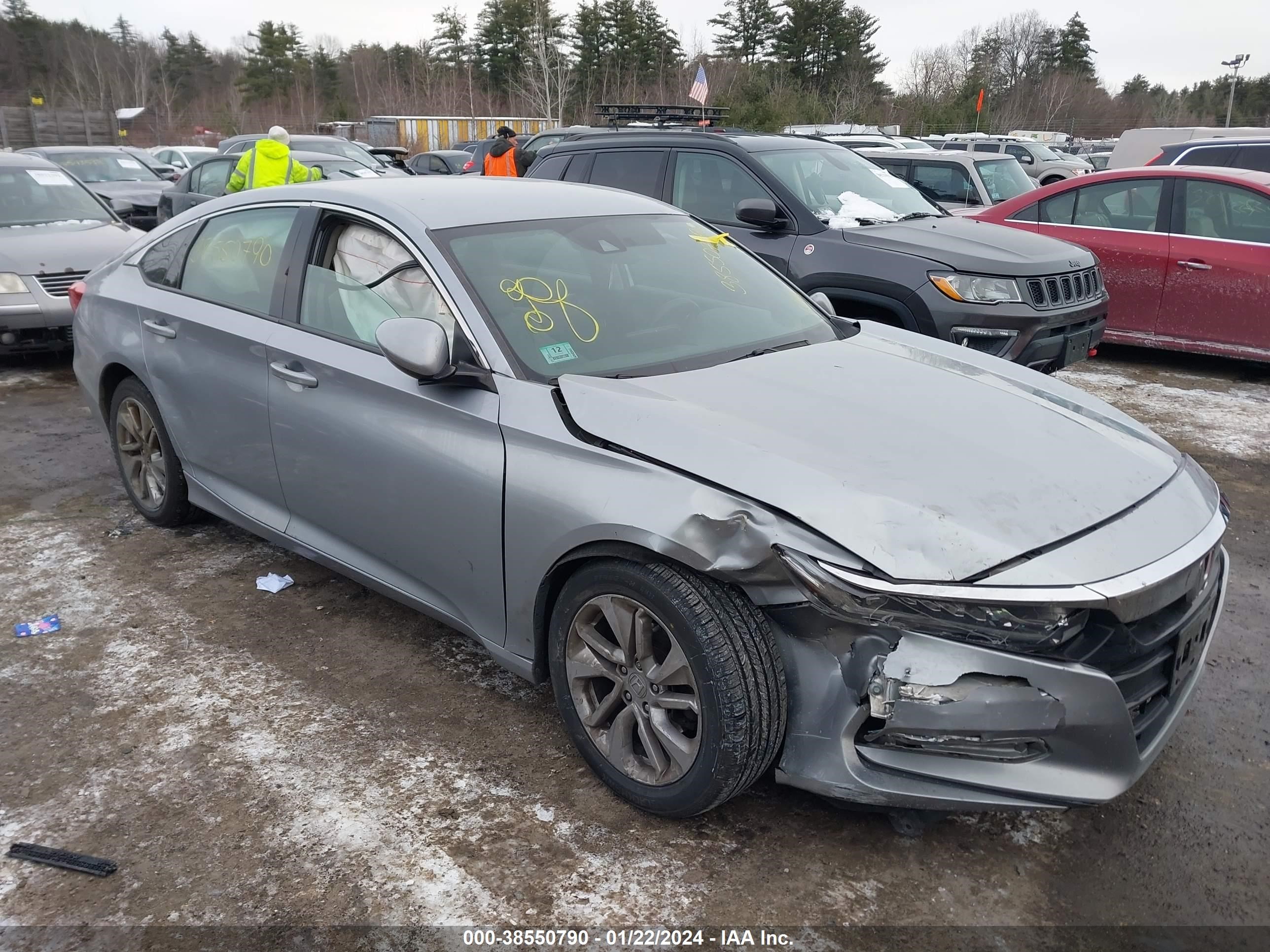 HONDA ACCORD 2018 1hgcv1f10ja087884