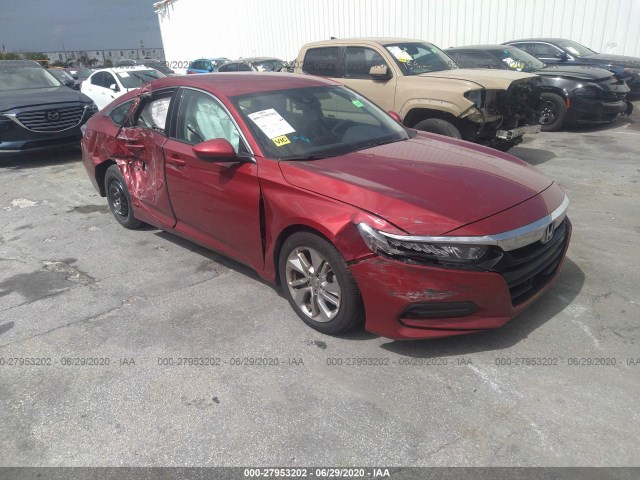 HONDA ACCORD SEDAN 2018 1hgcv1f13ja254755