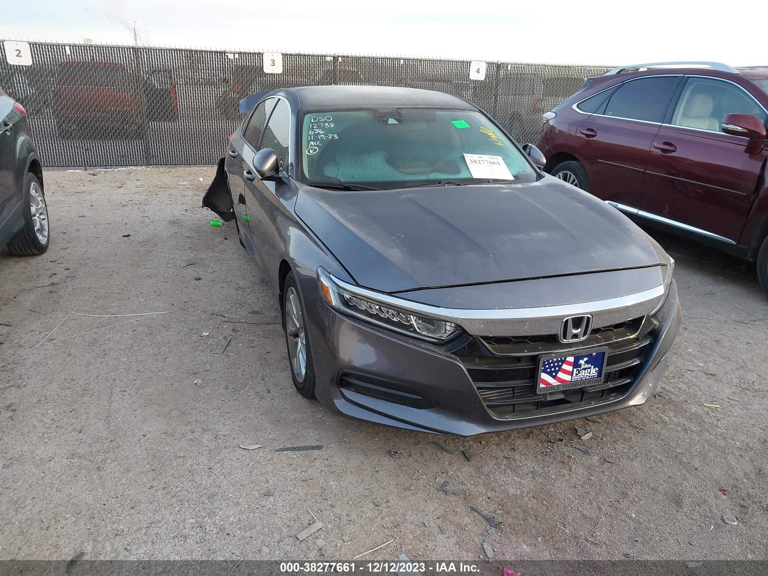 HONDA ACCORD 2020 1hgcv1f16la072356