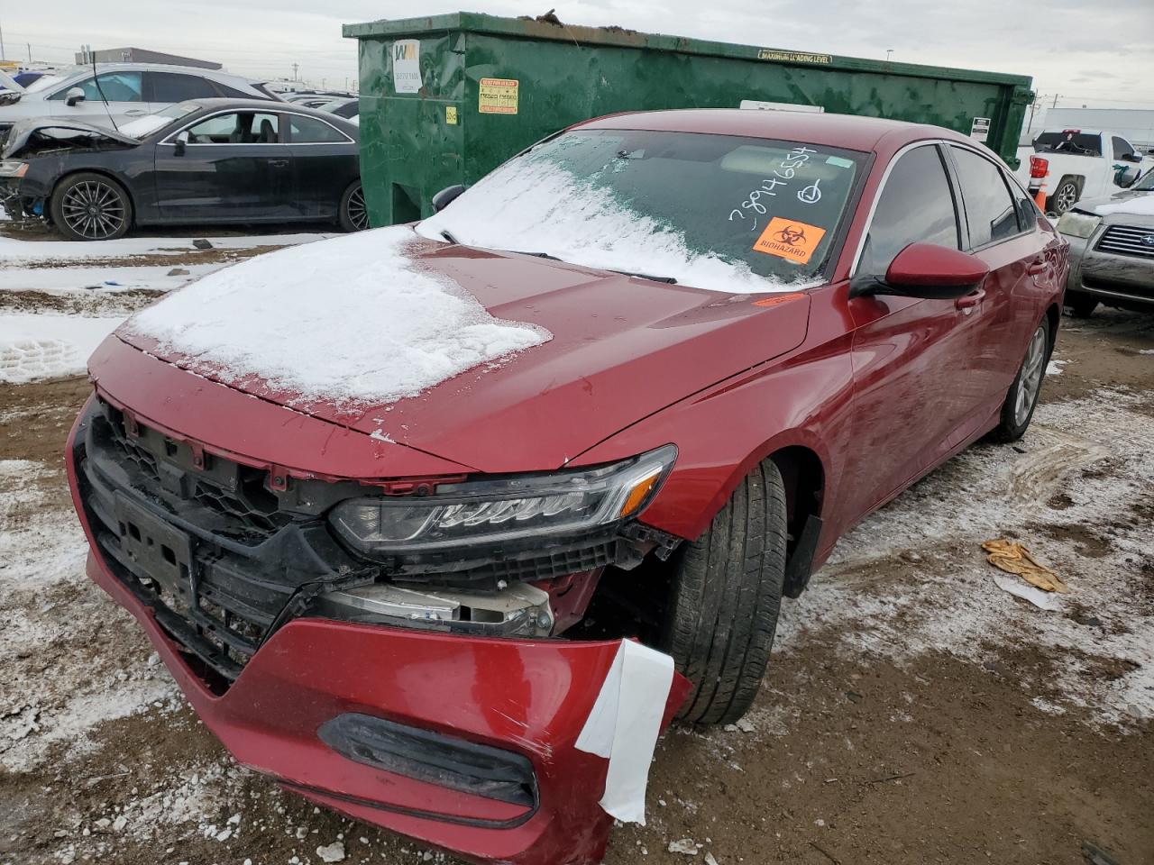 HONDA ACCORD 2018 1hgcv1f17ja210550