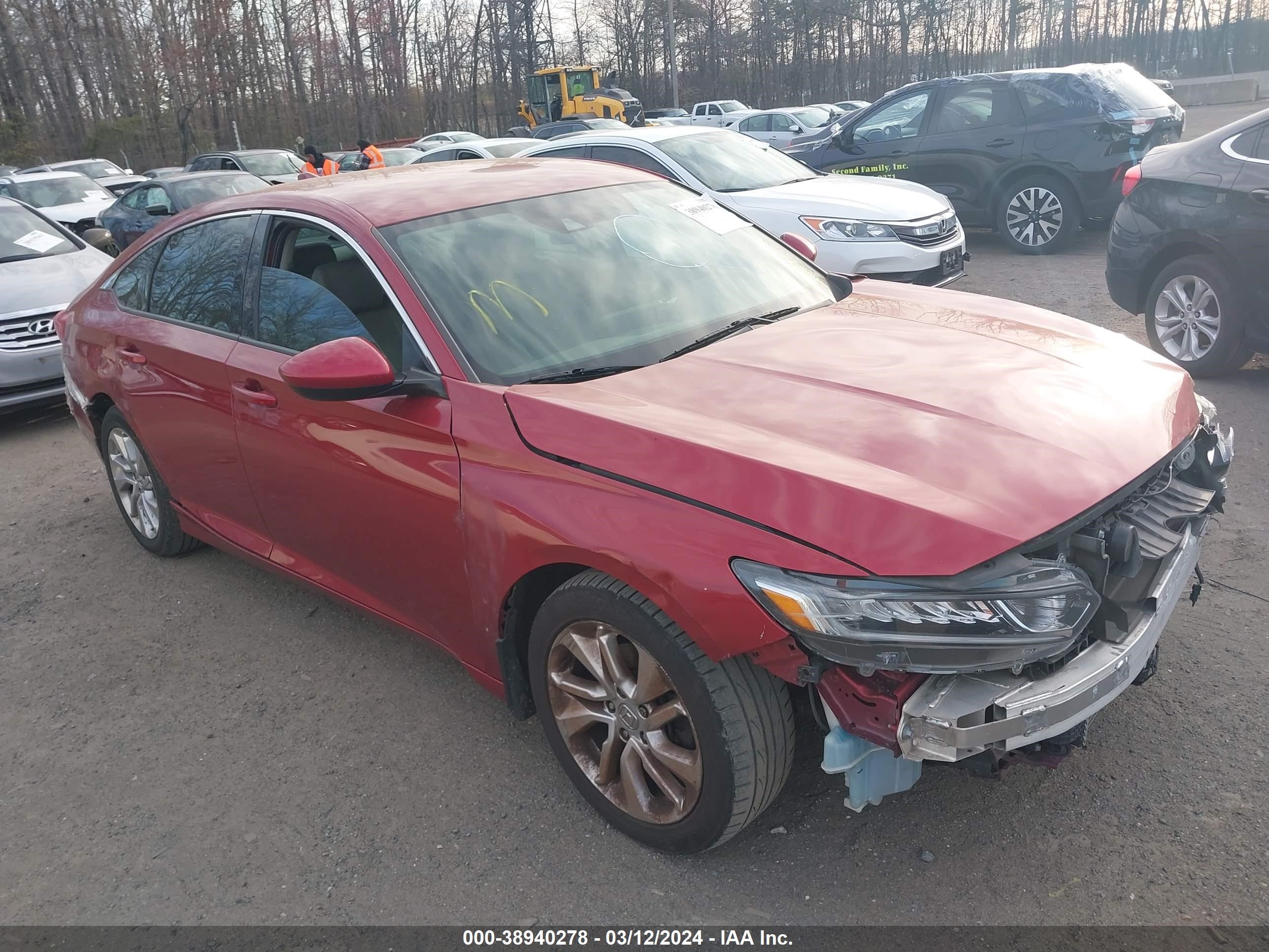 HONDA ACCORD 2018 1hgcv1f19ja229102