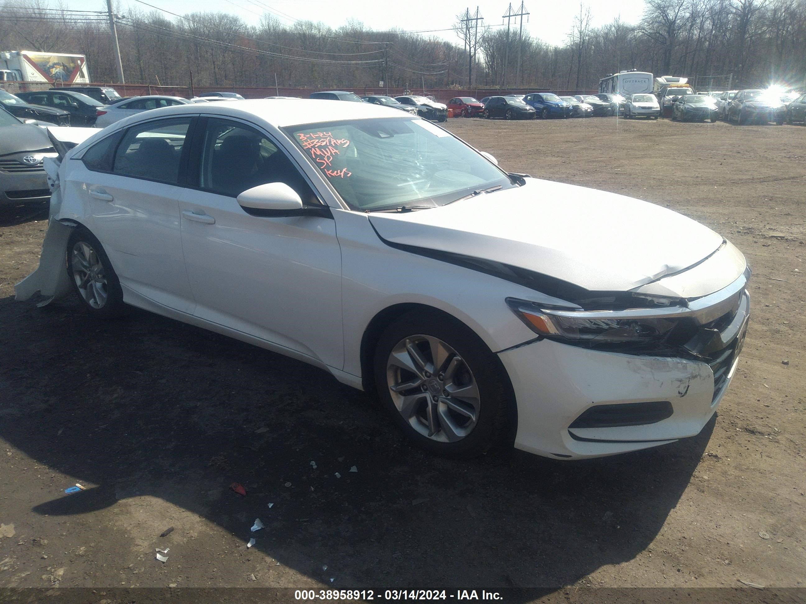 HONDA ACCORD 2019 1hgcv1f1xka042971