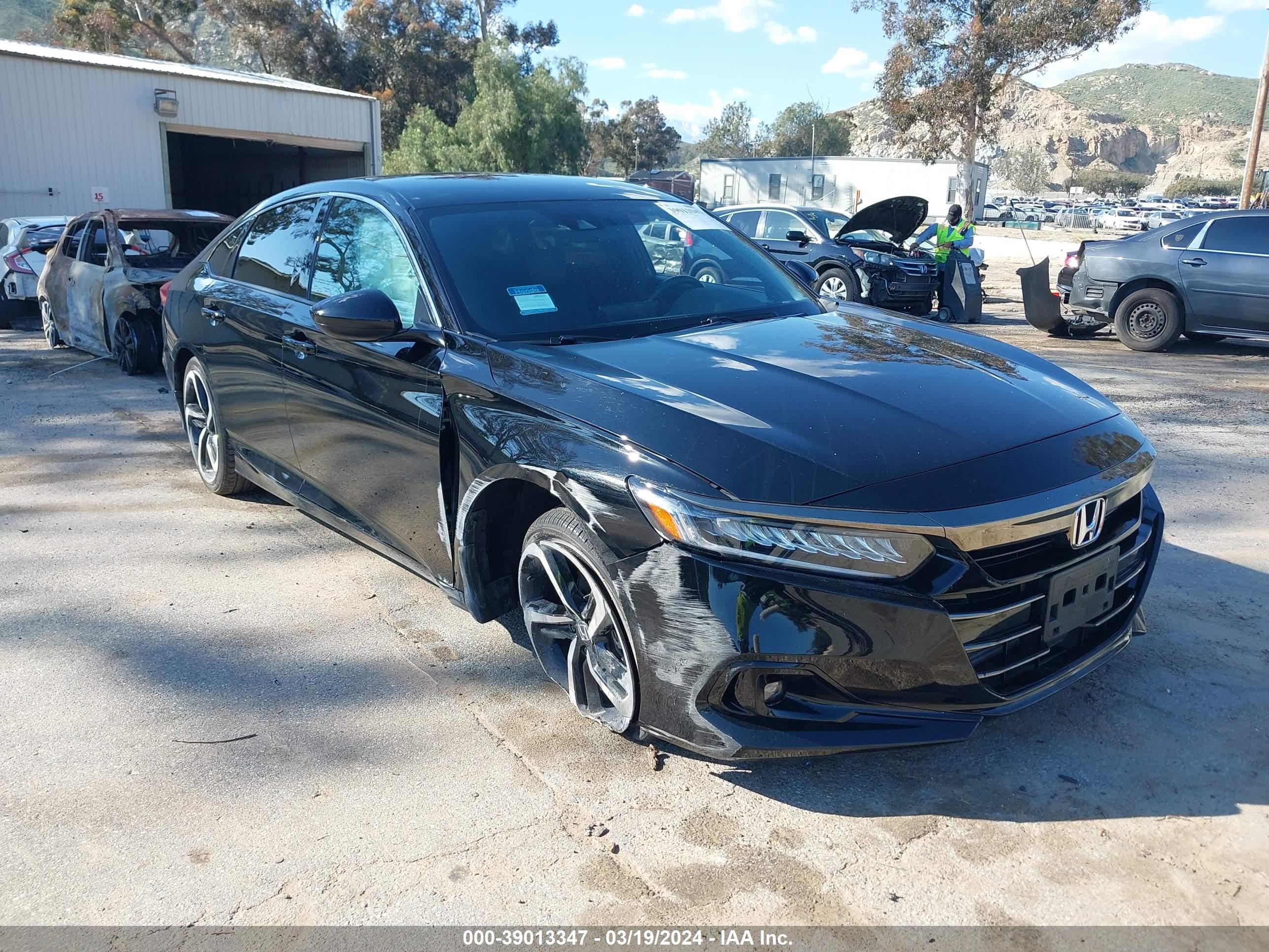 HONDA ACCORD 2021 1hgcv1f30ma004721