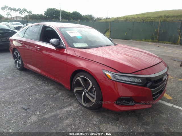 HONDA ACCORD SEDAN 2021 1hgcv1f30ma011121