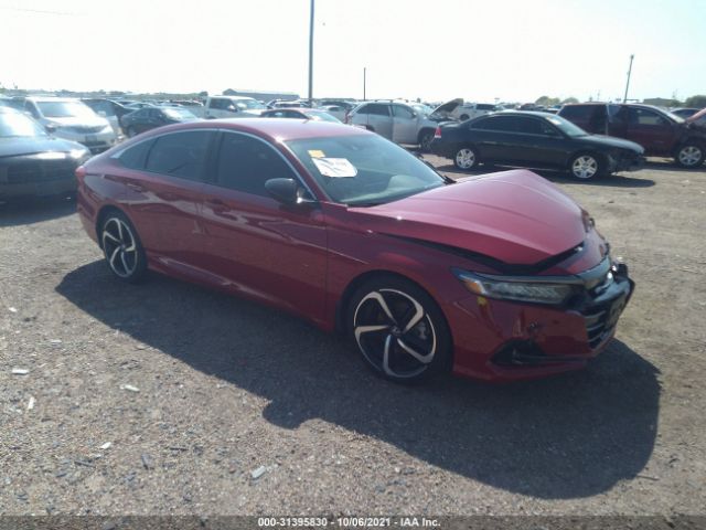 HONDA ACCORD SEDAN 2021 1hgcv1f30ma043910