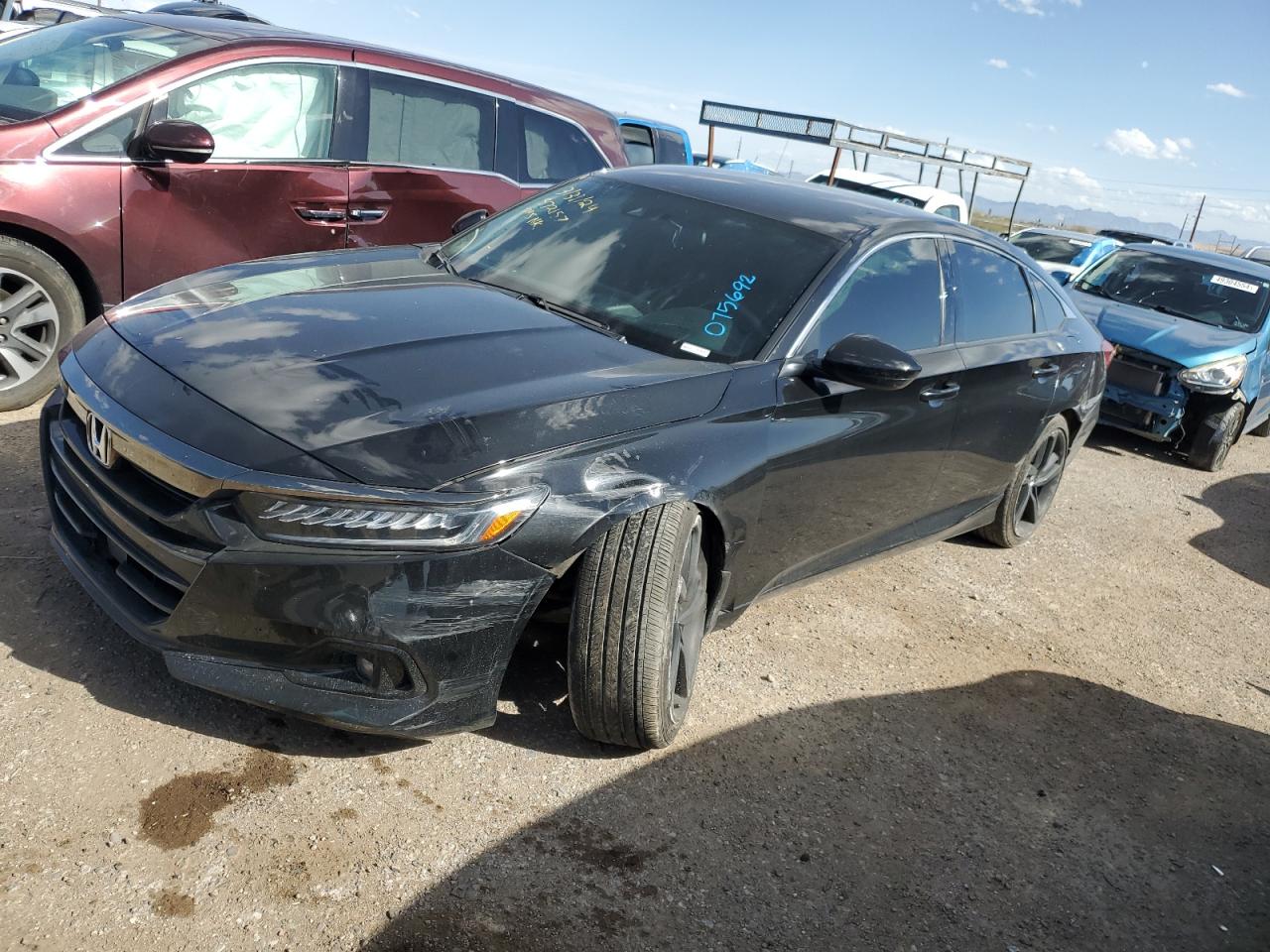 HONDA ACCORD 2021 1hgcv1f30ma075692