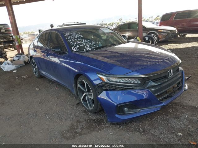 HONDA ACCORD 2021 1hgcv1f30ma078835