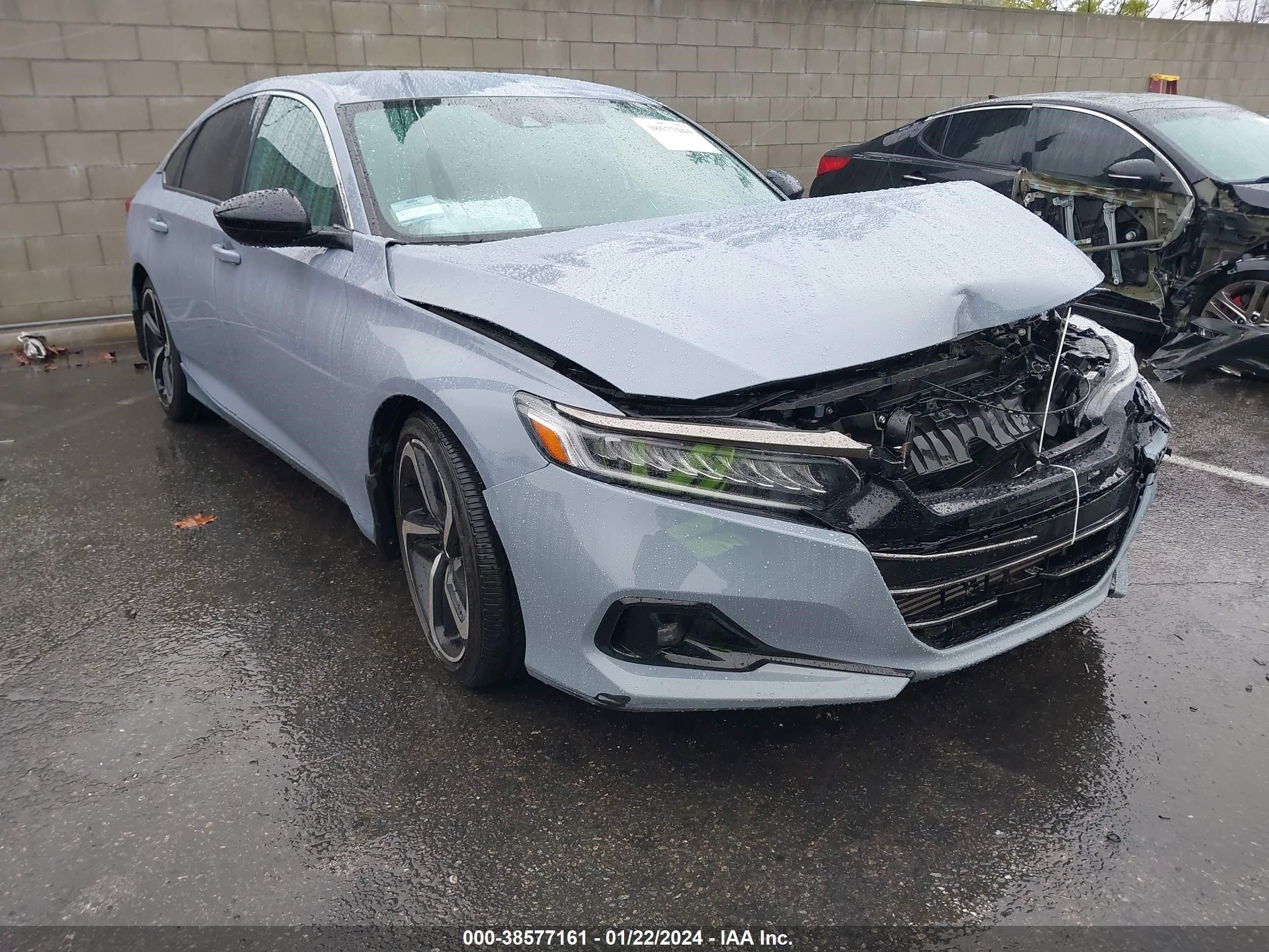 HONDA ACCORD 2021 1hgcv1f30ma089544