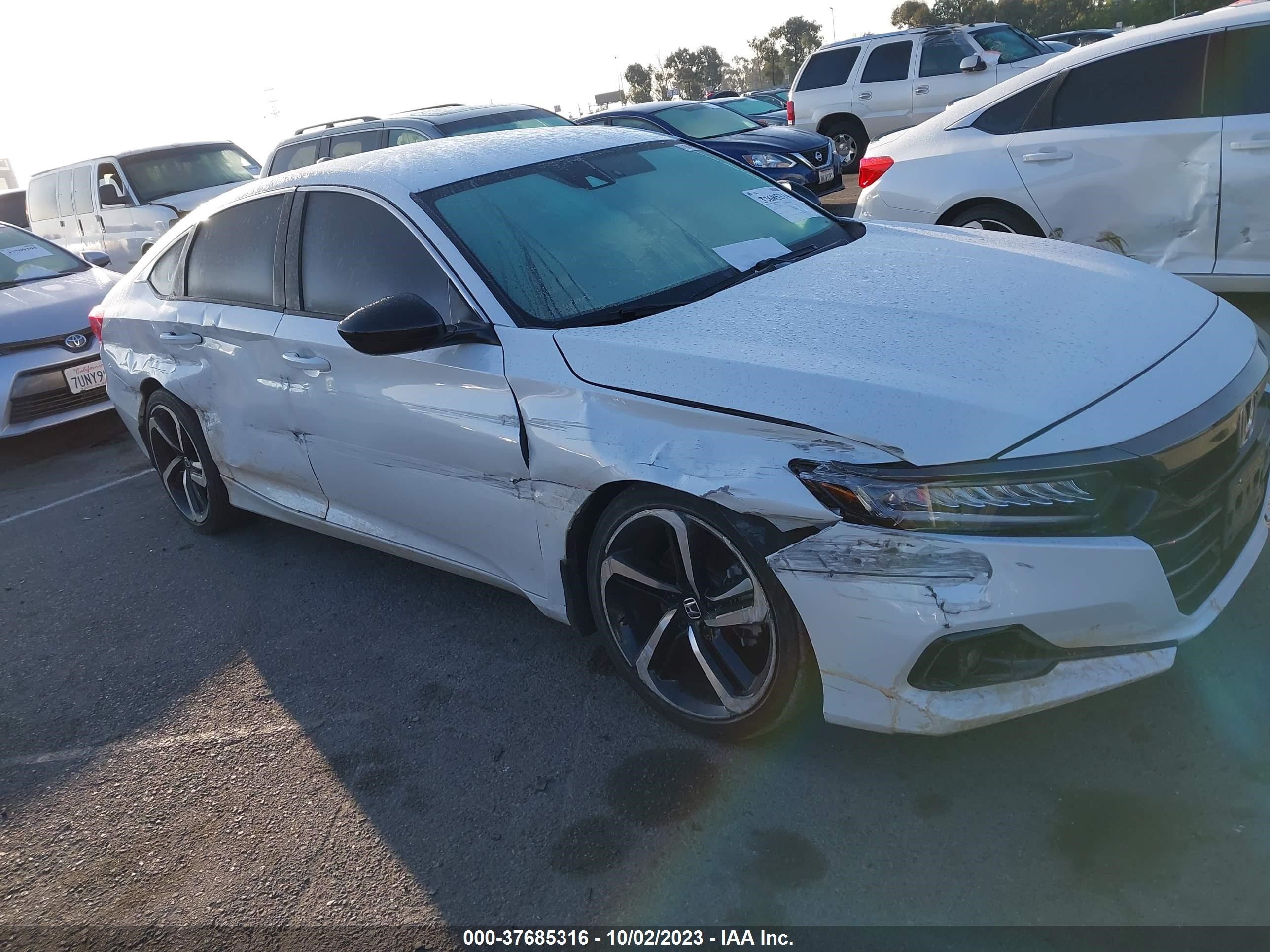 HONDA ACCORD 2021 1hgcv1f30ma095960