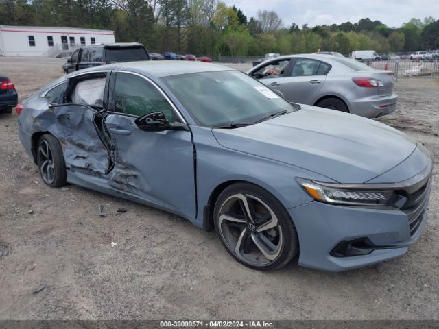 HONDA ACCORD 2021 1hgcv1f30ma107265