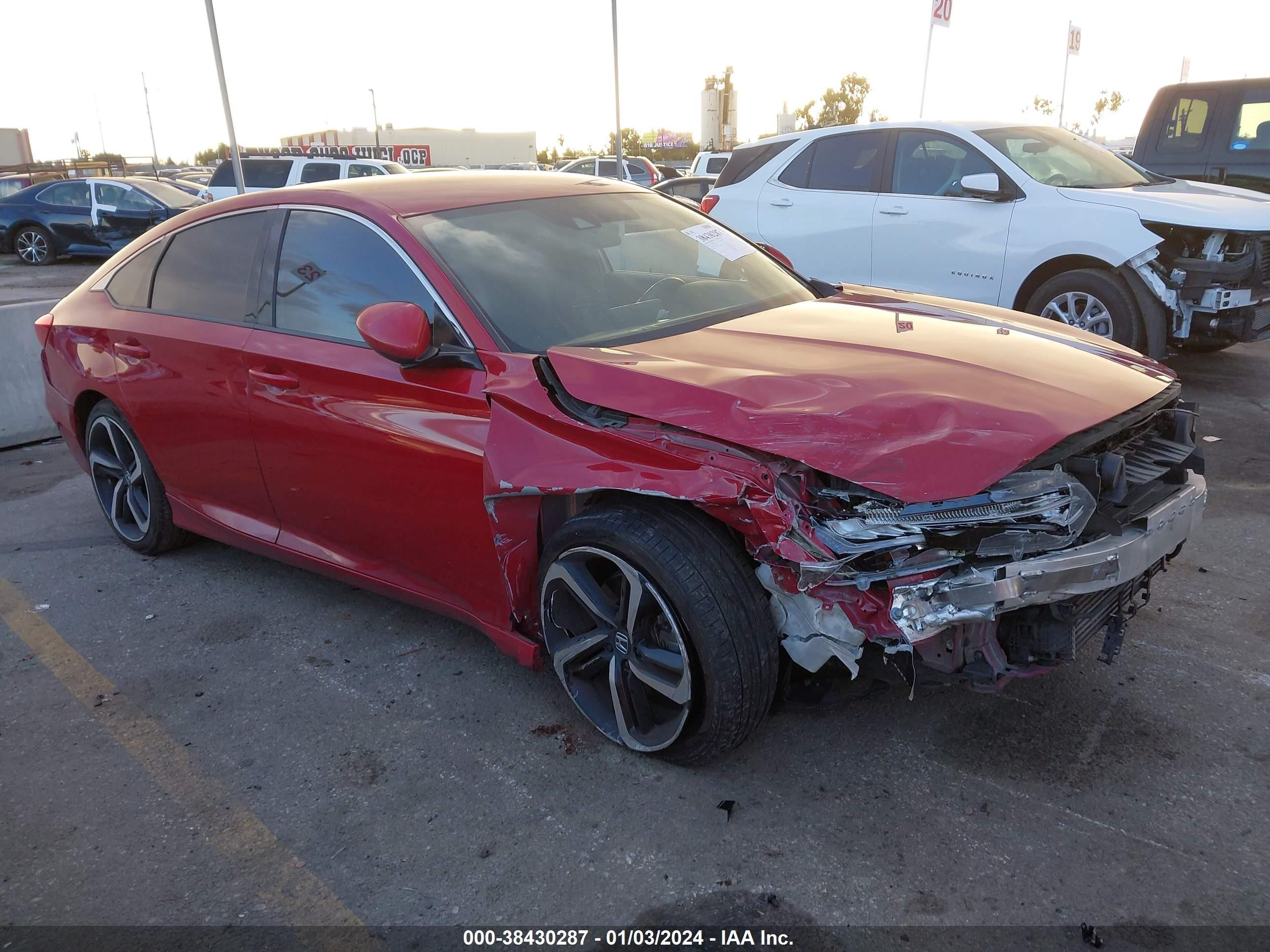 HONDA ACCORD 2018 1hgcv1f31ja236224