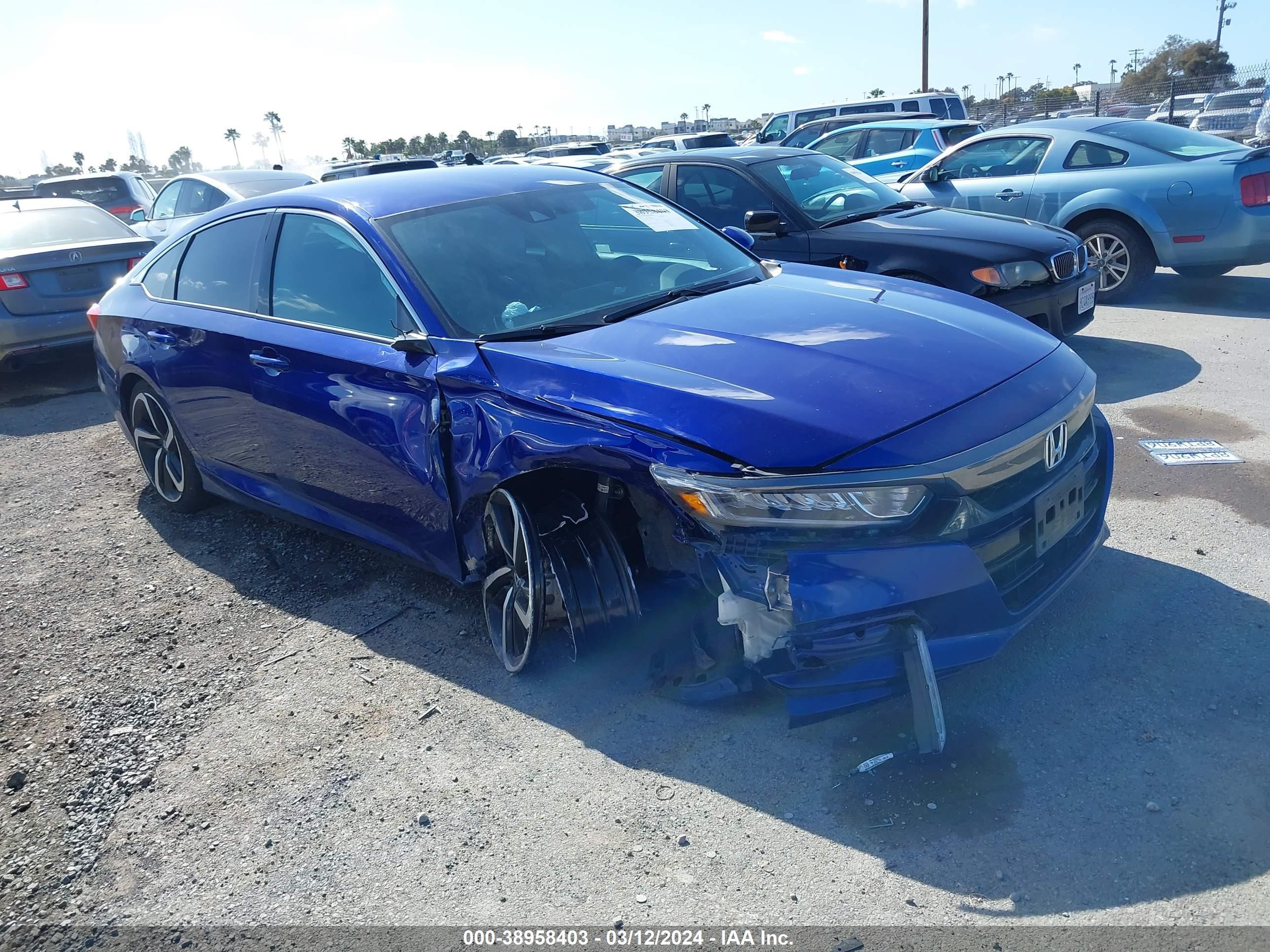 HONDA ACCORD 2019 1hgcv1f31ka100905