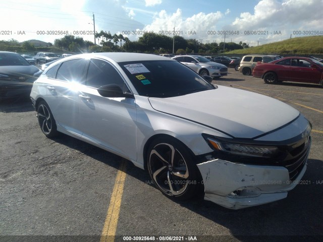 HONDA ACCORD SEDAN 2021 1hgcv1f31ma056309