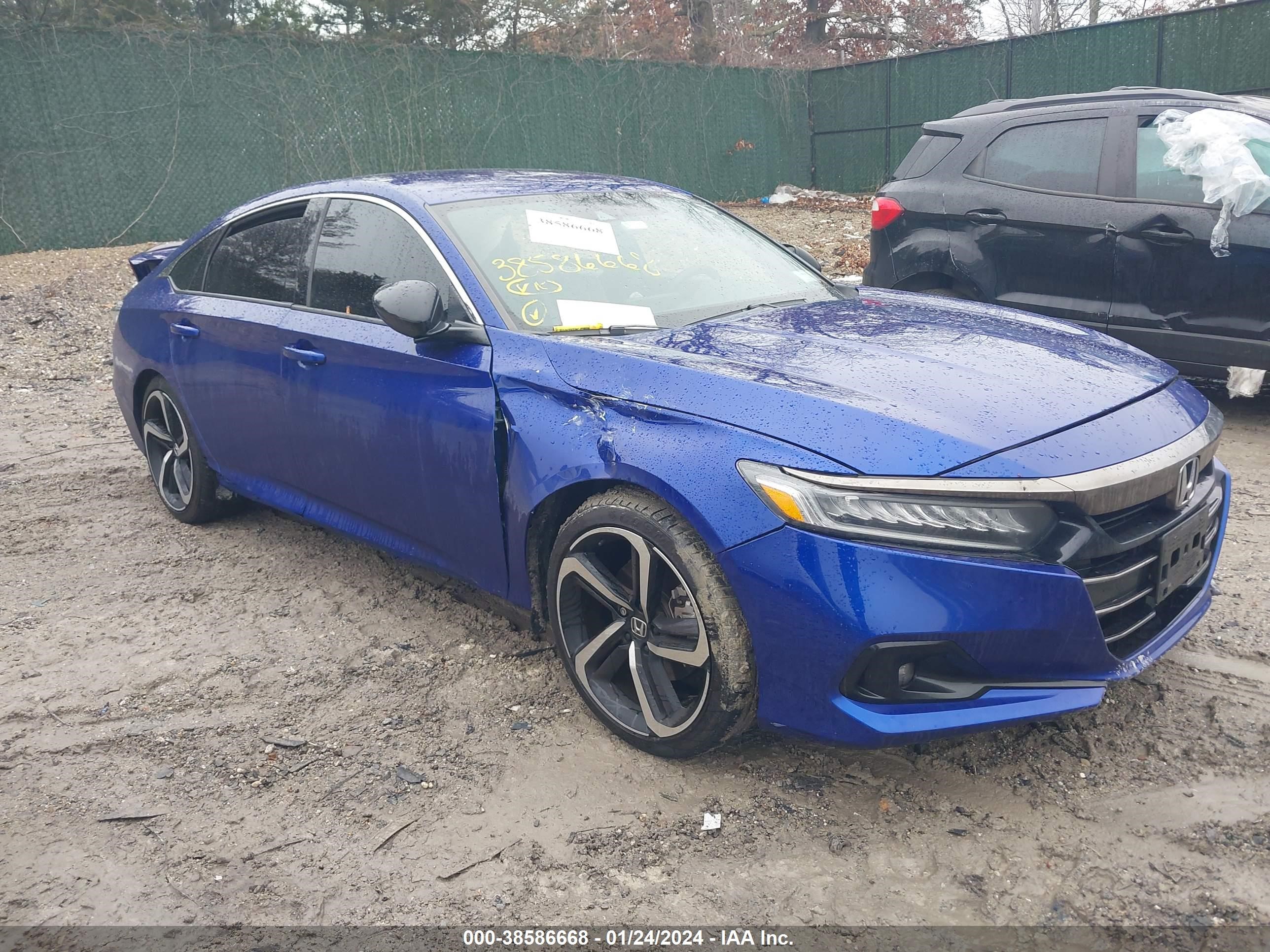 HONDA ACCORD 2021 1hgcv1f31ma124558