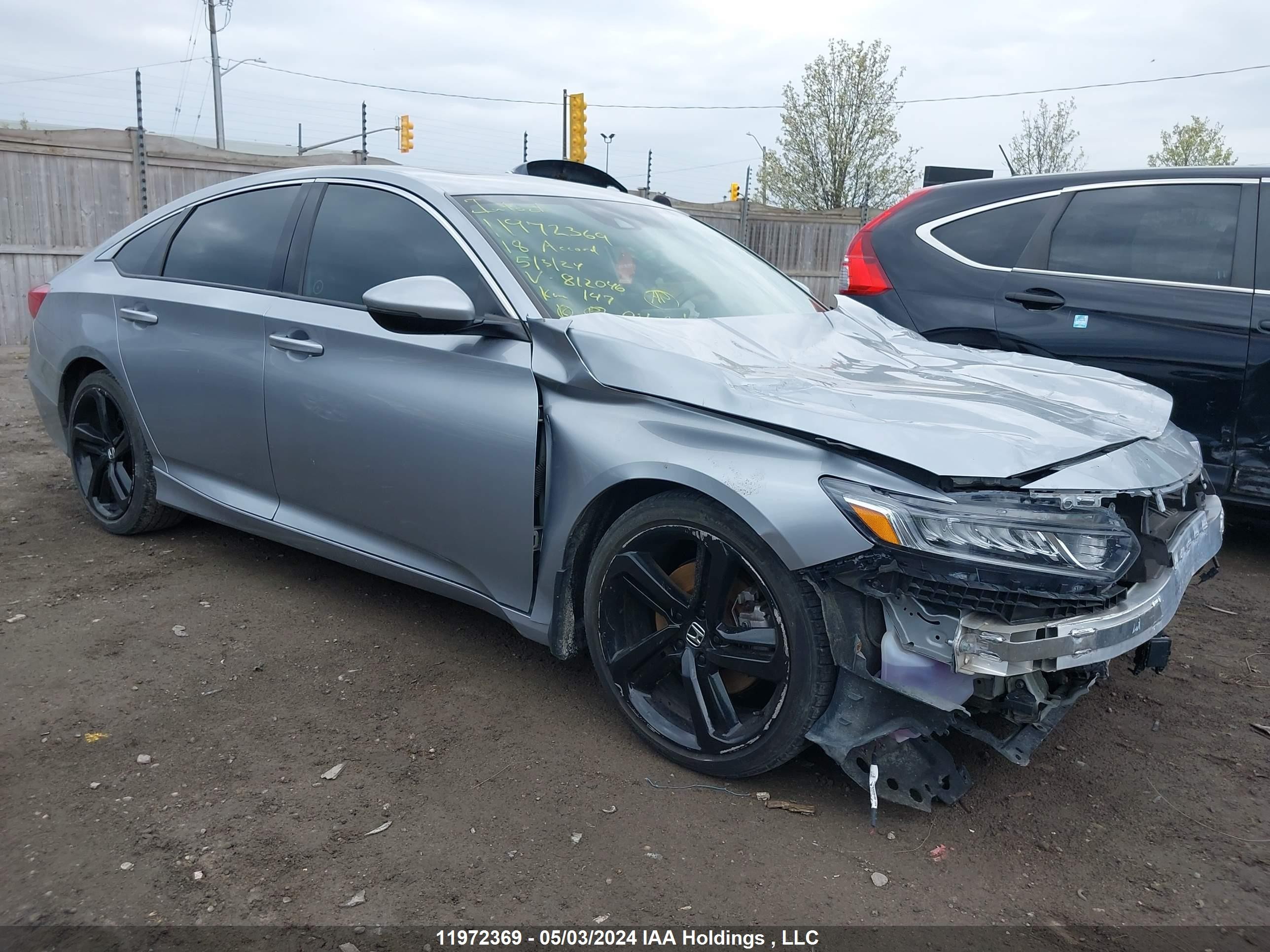 HONDA ACCORD 2018 1hgcv1f32ja812046