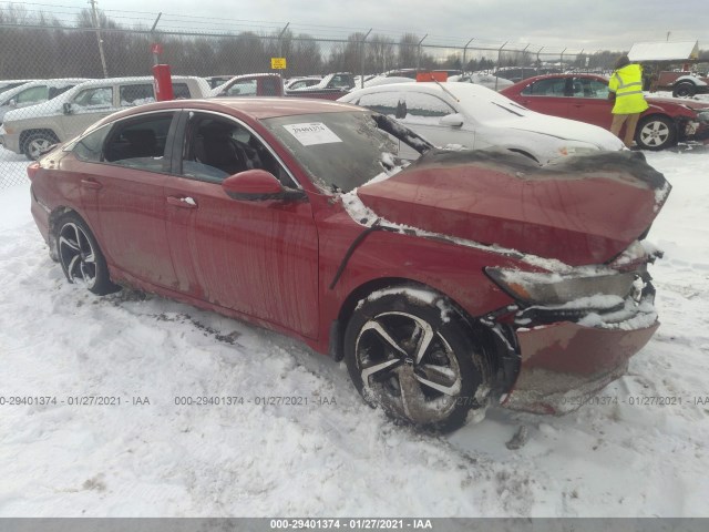 HONDA ACCORD SEDAN 2019 1hgcv1f32ka127207