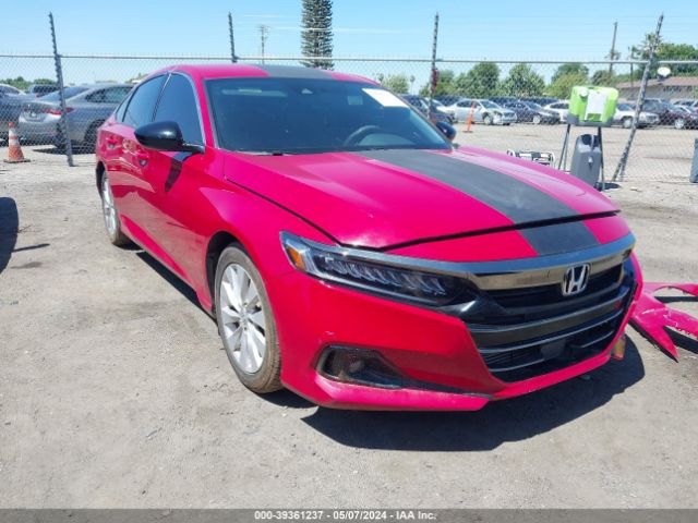 HONDA ACCORD 2021 1hgcv1f32ma017079