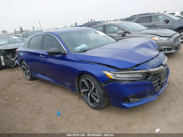 HONDA ACCORD 2021 1hgcv1f32ma065830