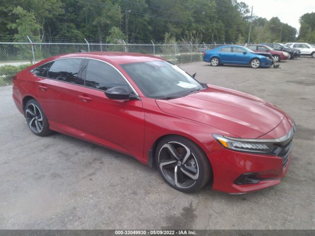 HONDA ACCORD SEDAN 2021 1hgcv1f32ma089237