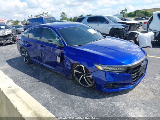 HONDA ACCORD 2021 1hgcv1f32ma098262