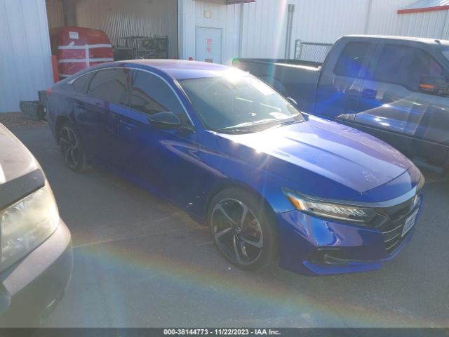 HONDA ACCORD SEDAN 2021 1hgcv1f32ma100933