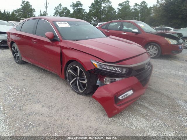 HONDA ACCORD SEDAN 2018 1hgcv1f33ja116411