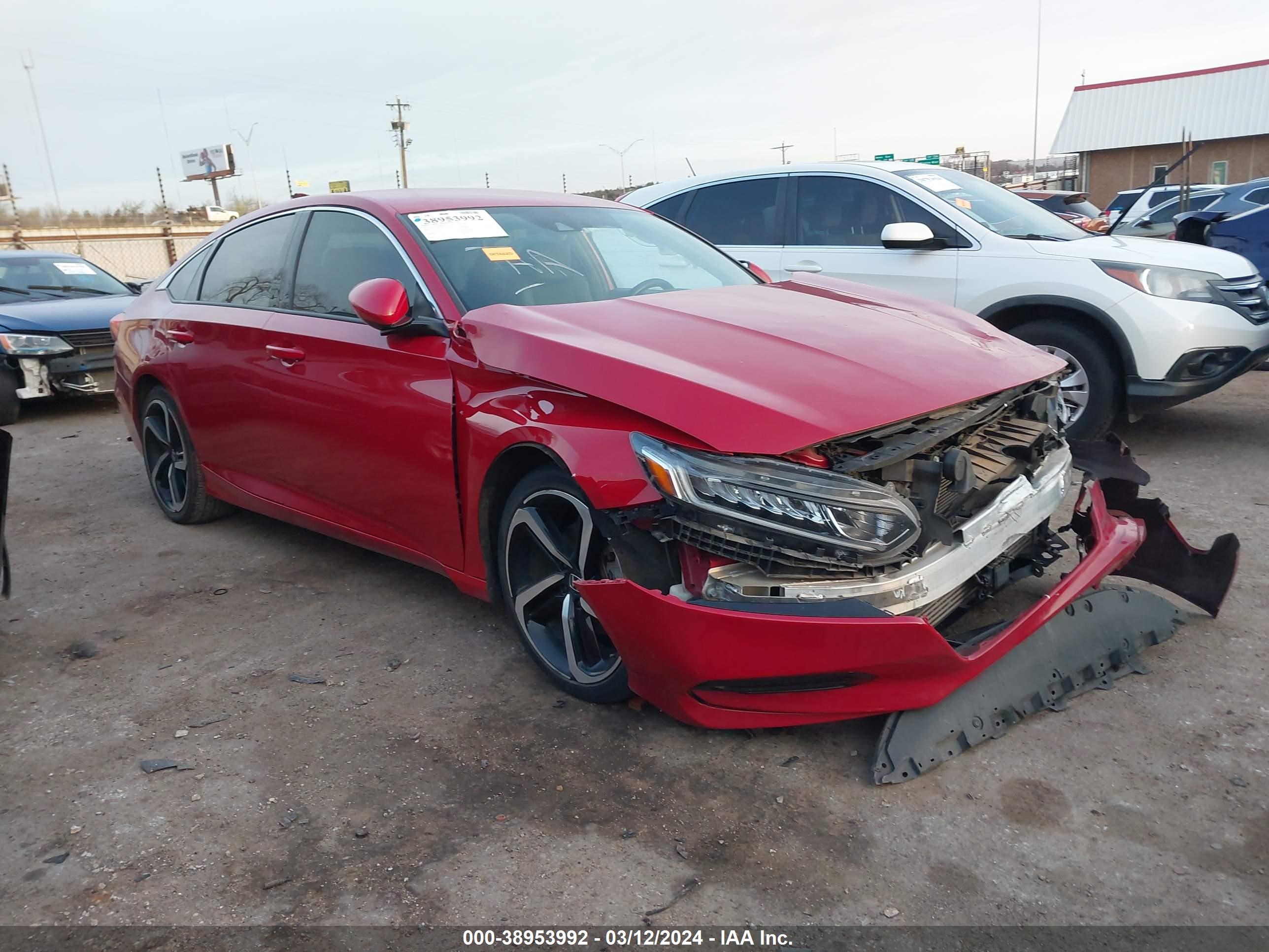 HONDA ACCORD 2019 1hgcv1f33ka044157