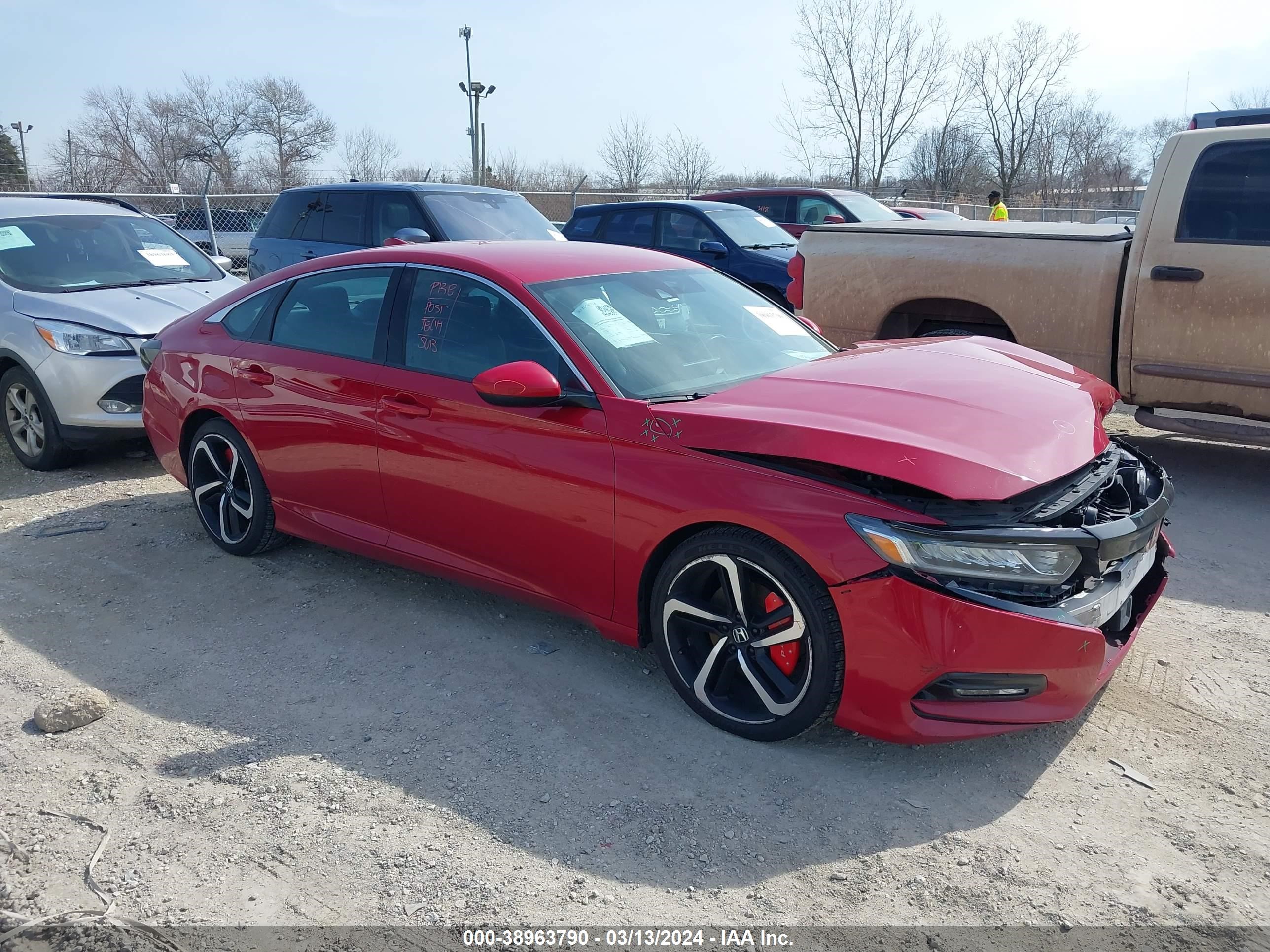 HONDA ACCORD 2019 1hgcv1f33ka145392