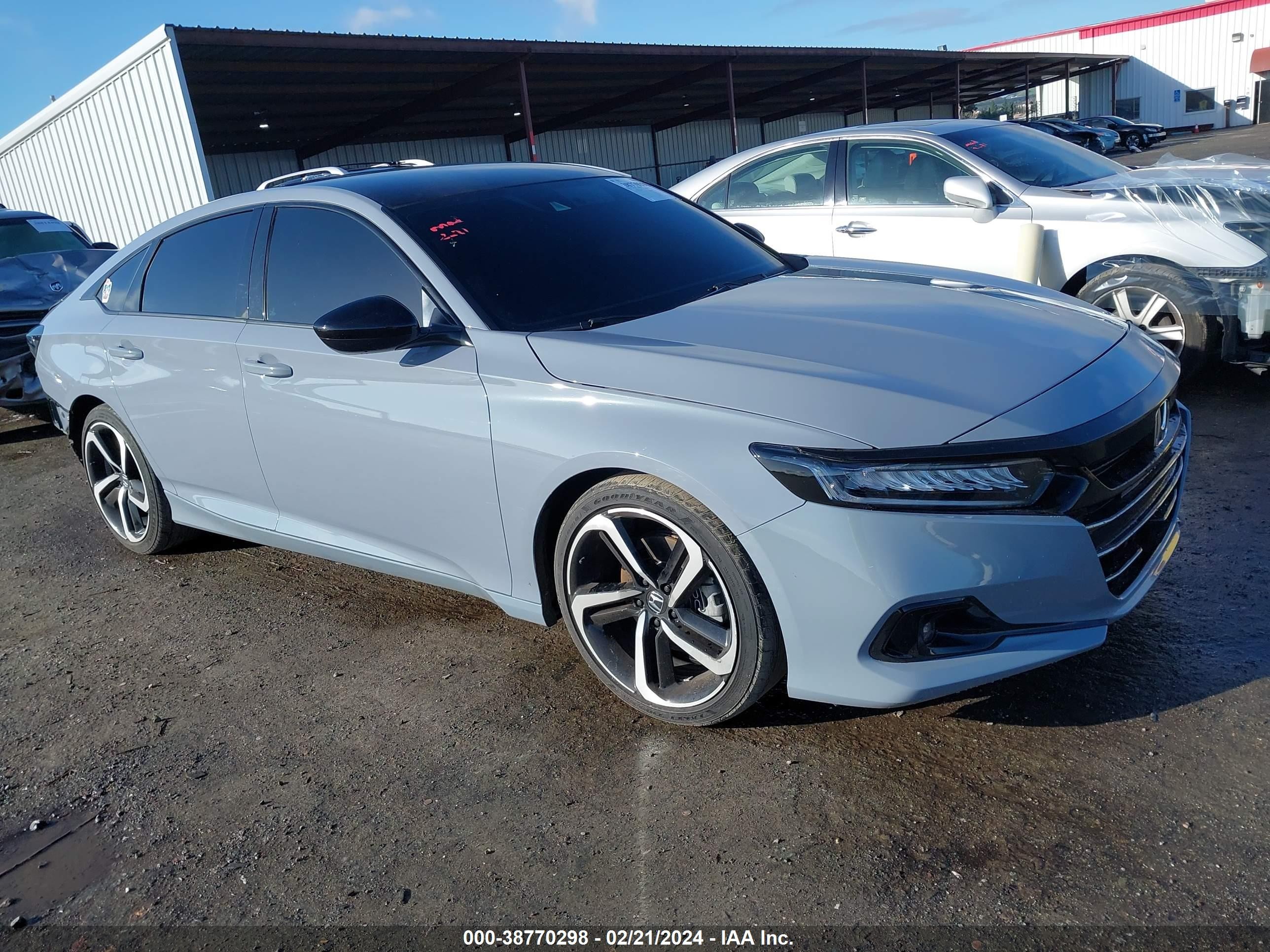 HONDA ACCORD 2021 1hgcv1f33ma010481