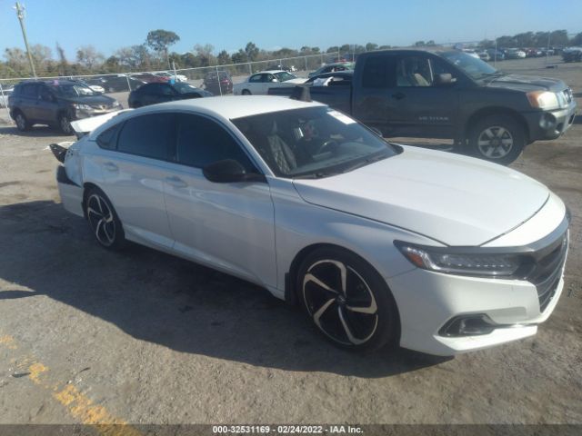 HONDA ACCORD SEDAN 2021 1hgcv1f33ma015891