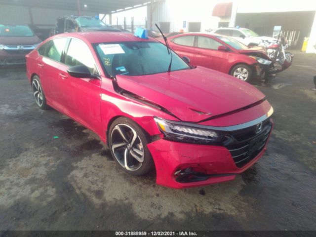 HONDA ACCORD SEDAN 2021 1hgcv1f33ma090137