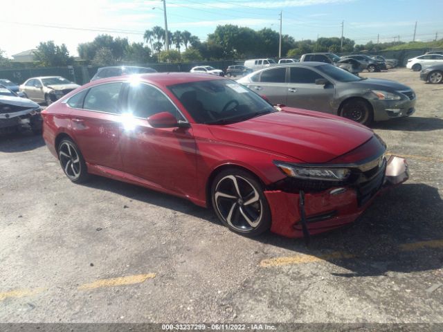 HONDA ACCORD SEDAN 2018 1hgcv1f34ja054467