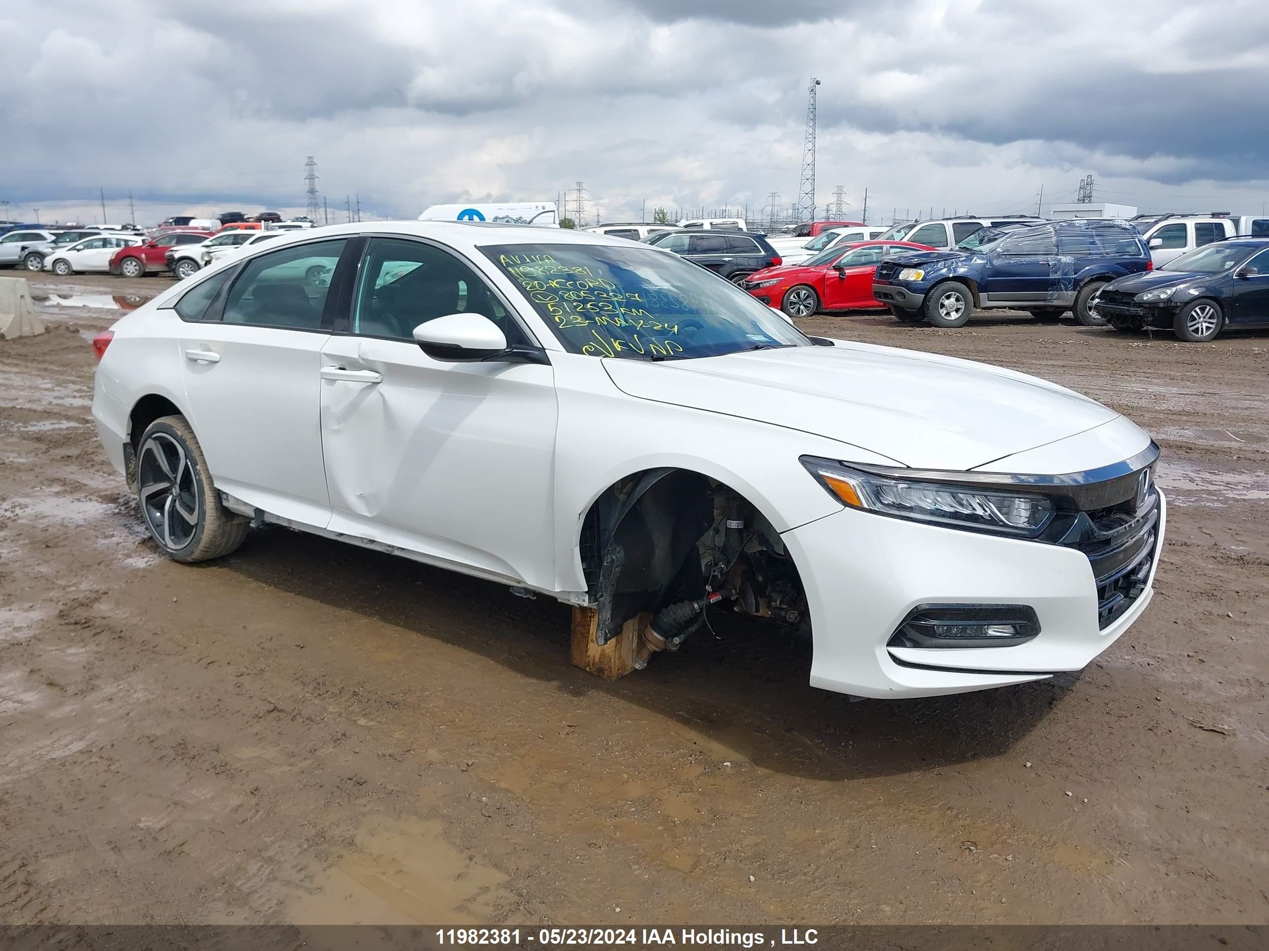 HONDA ACCORD 2020 1hgcv1f34la805327