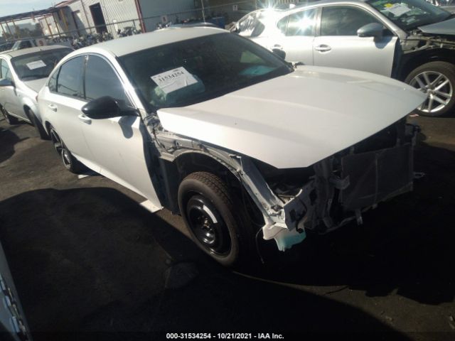 HONDA ACCORD SEDAN 2021 1hgcv1f34ma009341