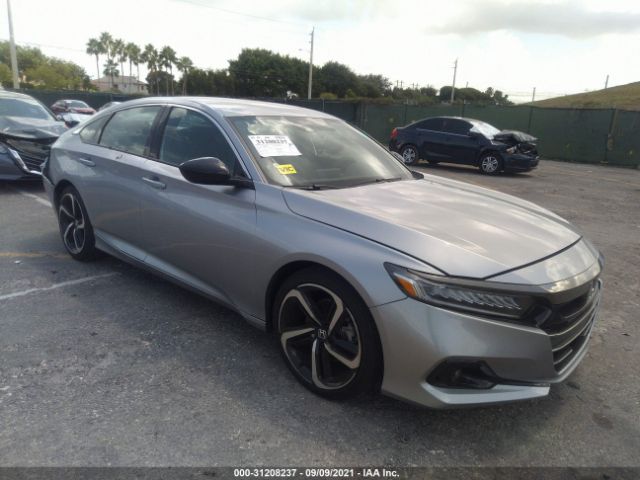 HONDA ACCORD SEDAN 2021 1hgcv1f34ma045191