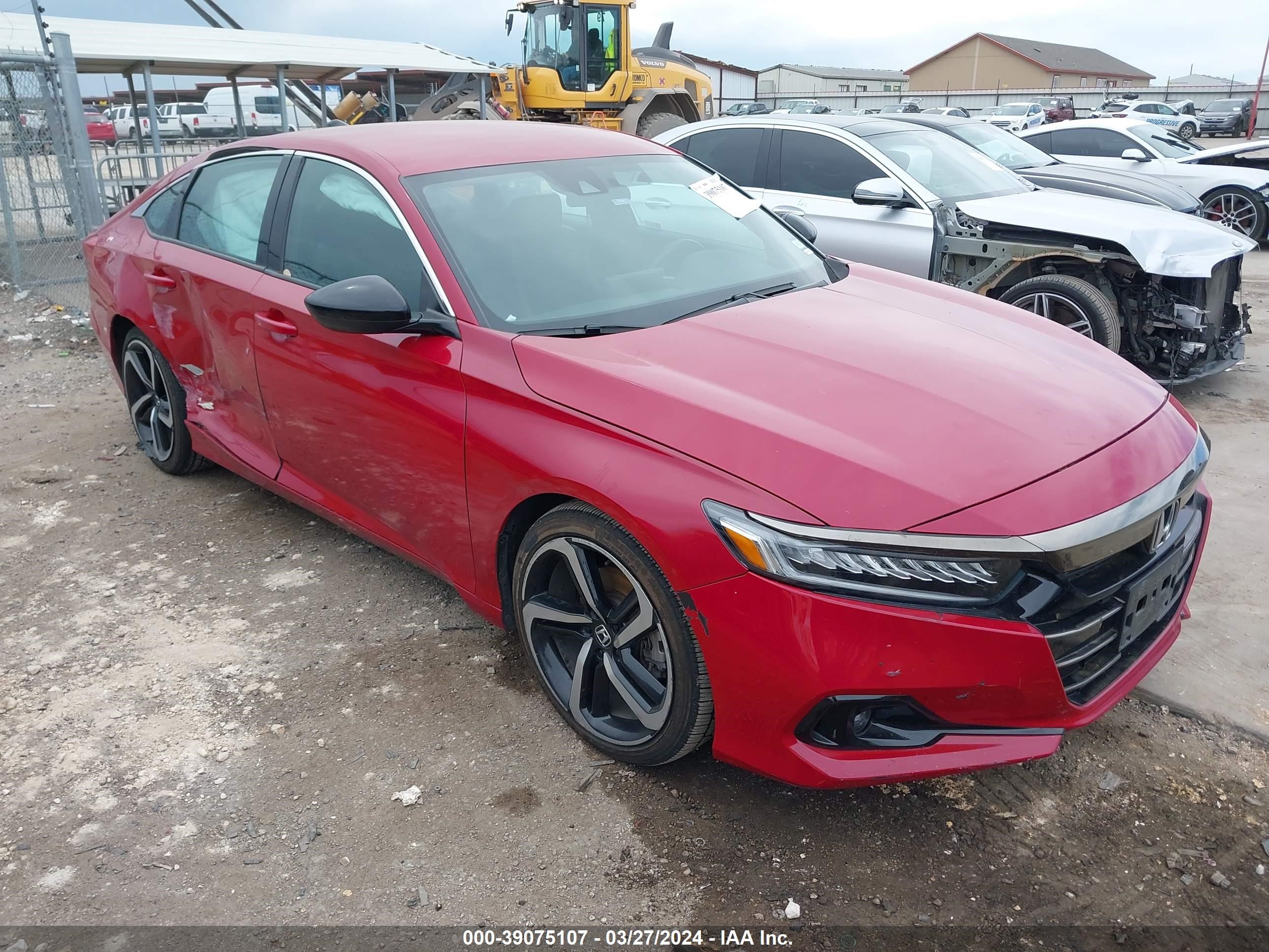 HONDA ACCORD 2021 1hgcv1f34ma067174