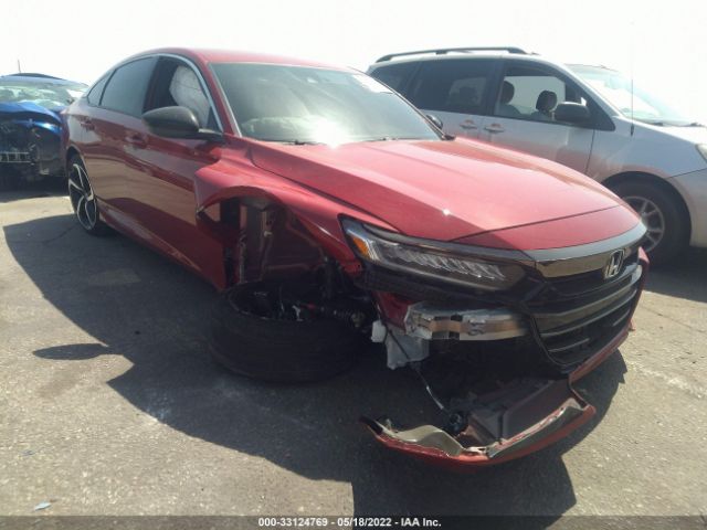 HONDA ACCORD SEDAN 2021 1hgcv1f34ma090244